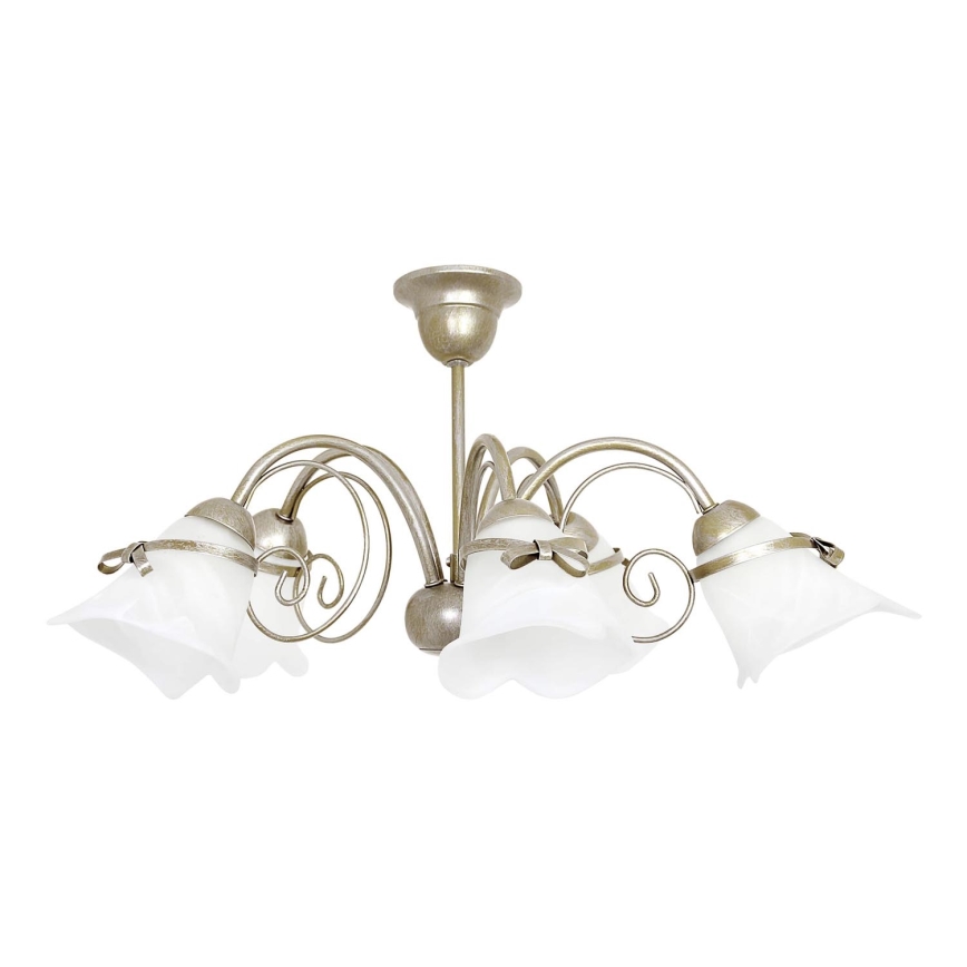 Pendant chandelier KOKARDA 5xE14/60W/230V