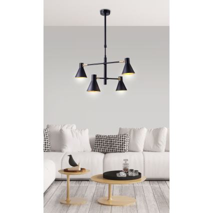 Pendant chandelier LESS 4xE14/40W/230V