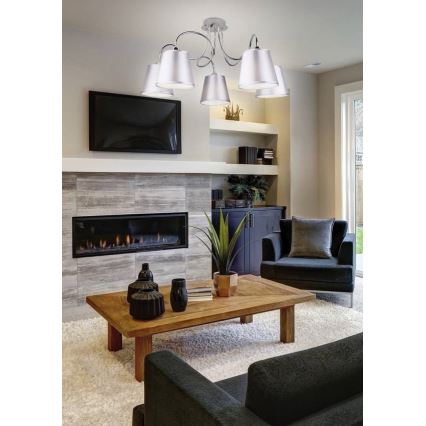 Pendant chandelier LUK 5xE14/40W/230V