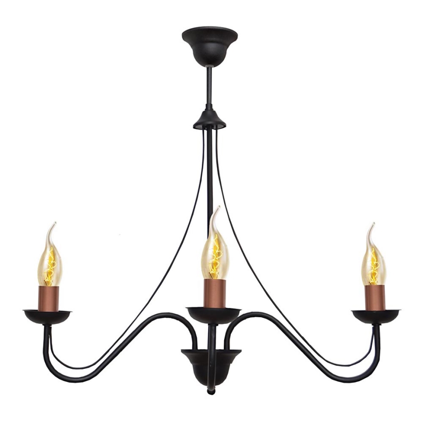 Pendant chandelier MALBO 3xE14/60W/230V
