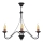 Pendant chandelier MALBO 3xE14/60W/230V