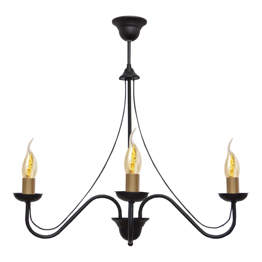 Pendant chandelier MALBO 3xE14/60W/230V