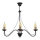 Pendant chandelier MALBO 3xE14/60W/230V