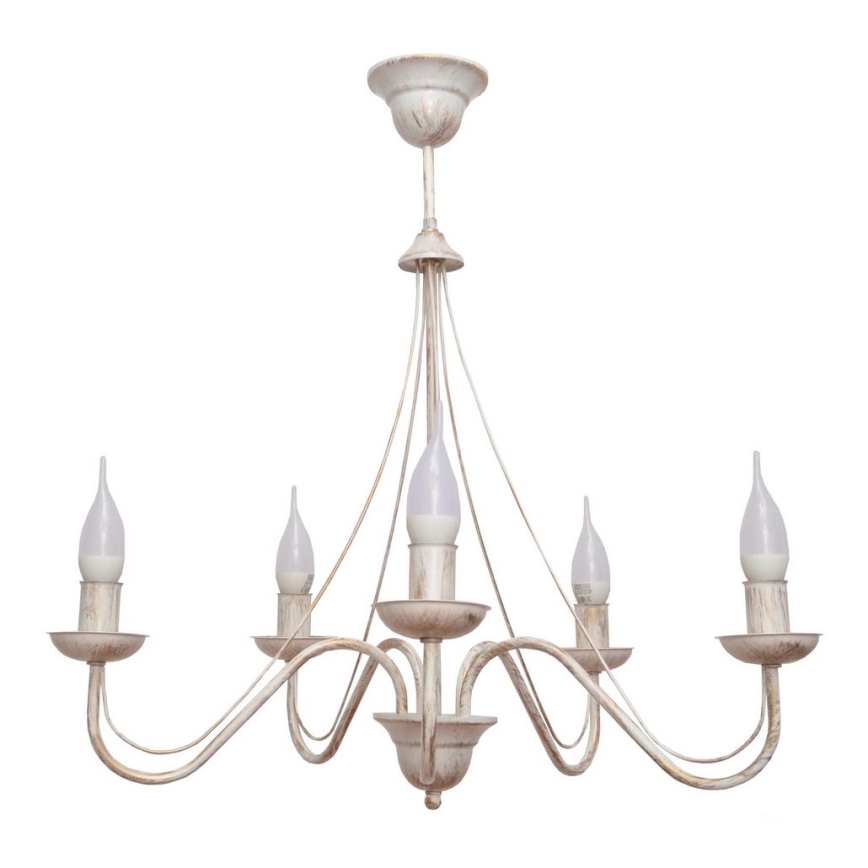 Pendant chandelier MALBO III 5xE14/10W/230V