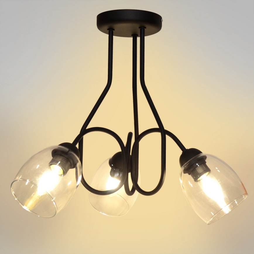 Pendant chandelier MARIETTA 3xE27/15W/230V