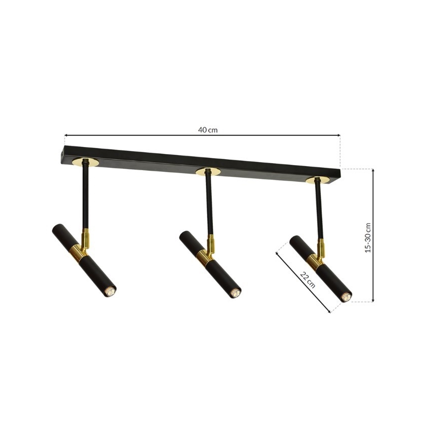 Pendant chandelier MONZA 5xG9/7W/230V