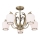 Pendant chandelier OPERA 5xE27/60W/230V