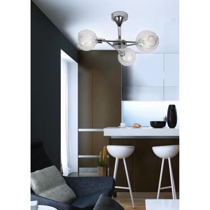 Pendant chandelier OZZO 3xE14/40W/230V