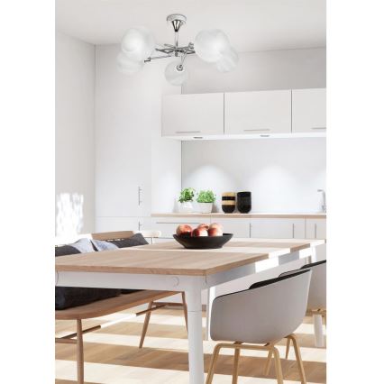 Pendant chandelier RAUL 5xE14/40W/230V