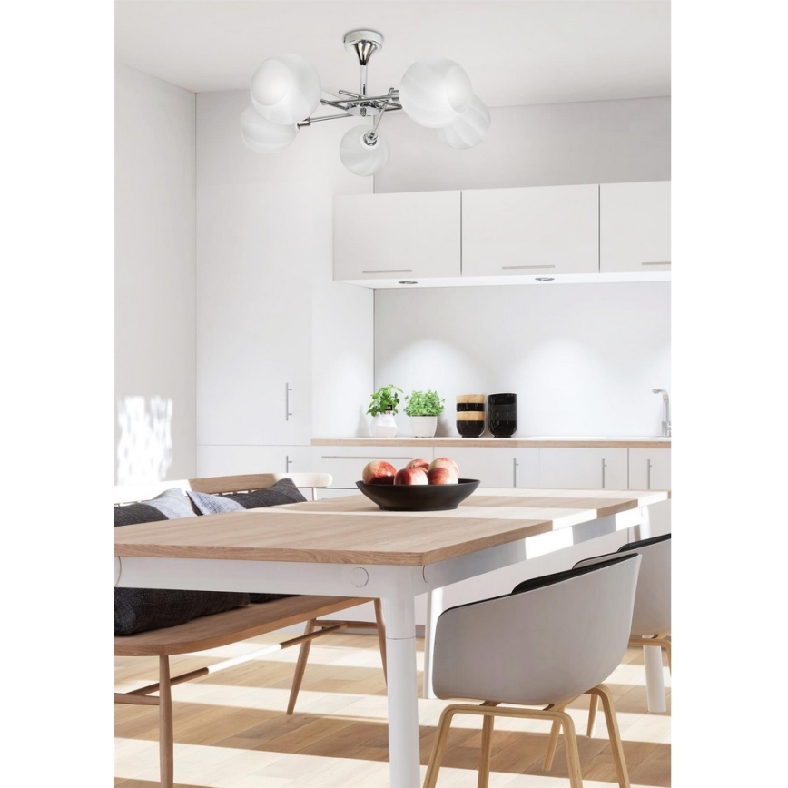Pendant chandelier RAUL 5xE14/40W/230V