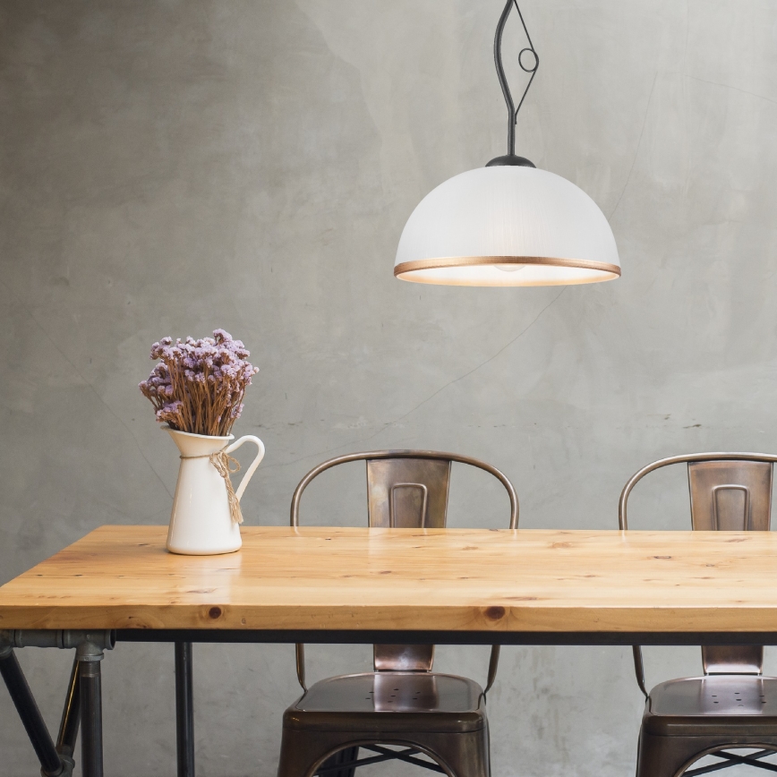 Pendant chandelier RETRO 1xE27/60W/230V