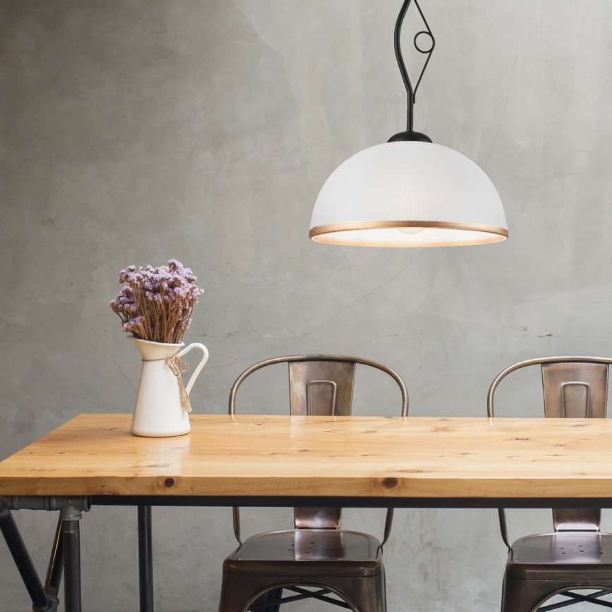 Pendant chandelier RETRO 1xE27/60W/230V