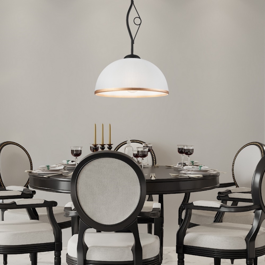 Pendant chandelier RETRO 1xE27/60W/230V