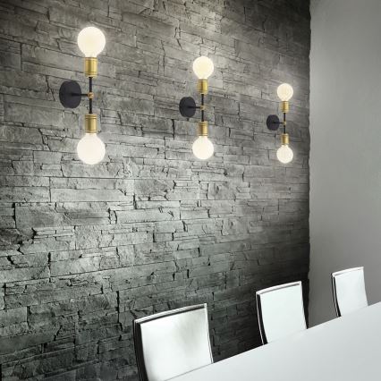 Pendant chandelier RETRO 2xE27/60W/230V