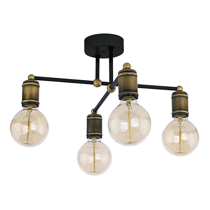 Pendant chandelier RETRO 4xE27/60W/230V