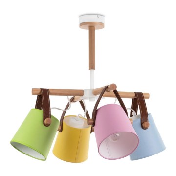 Pendant chandelier RIONI 4xE27/60W/230V
