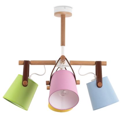 Pendant chandelier RIONI 4xE27/60W/230V