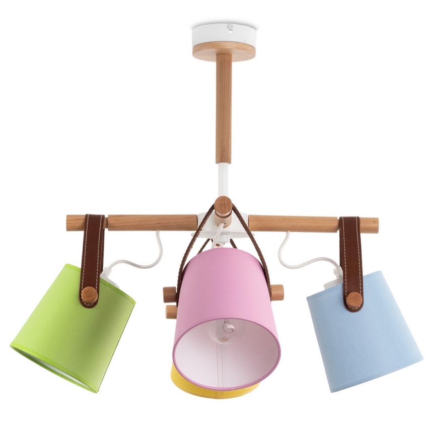 Pendant chandelier RIONI 4xE27/60W/230V