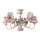 Pendant chandelier ROMANCE 5xE14/40W/230V