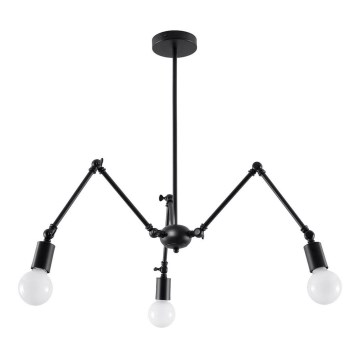 Pendant chandelier STARK 3xE27/60W/230V