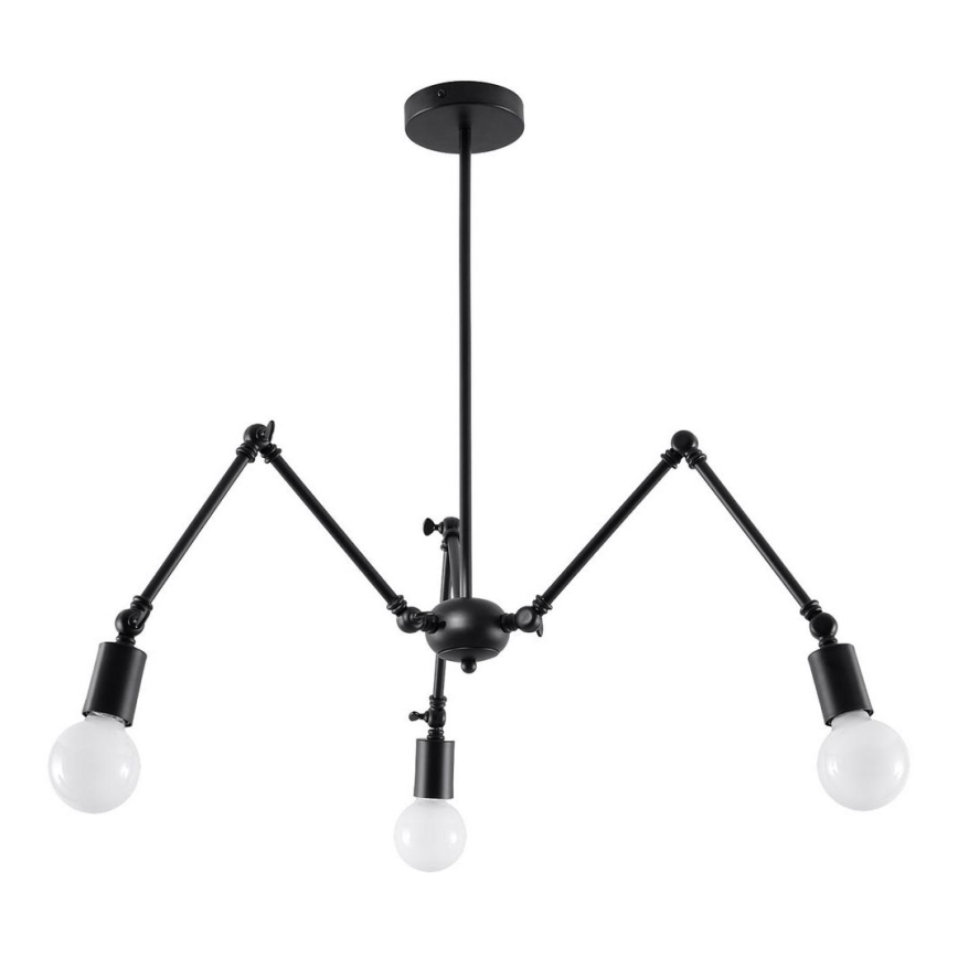 Pendant chandelier STARK 3xE27/60W/230V