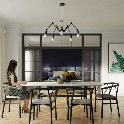 Pendant chandelier STARK 3xE27/60W/230V