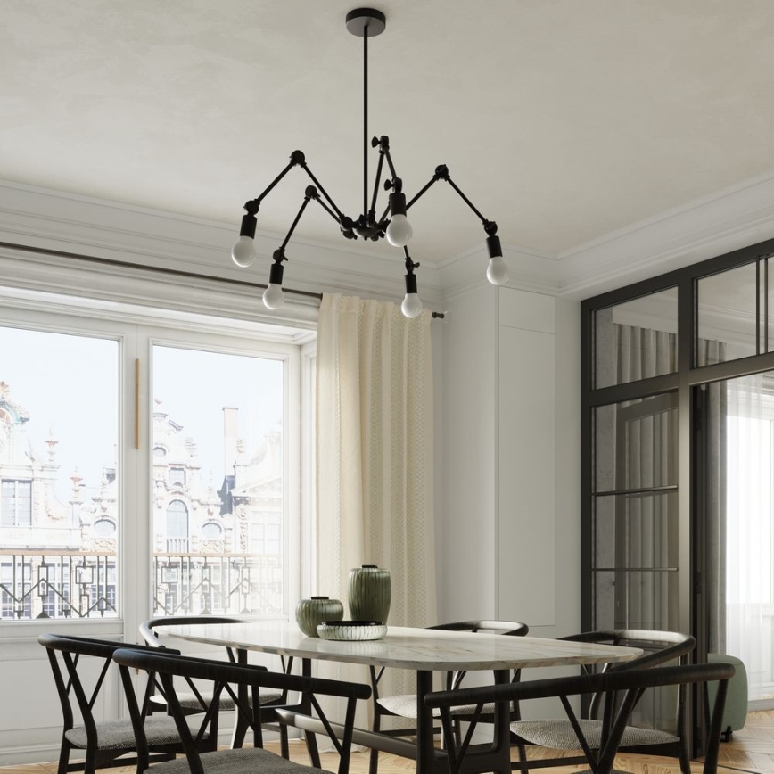 Pendant chandelier STARK 3xE27/60W/230V