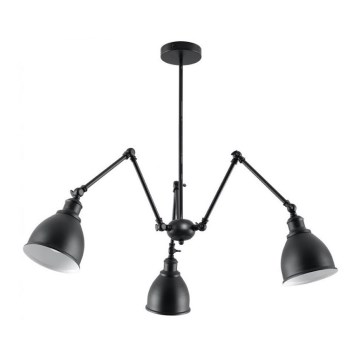 Pendant chandelier STARK SHADE 3xE27/60W/230V
