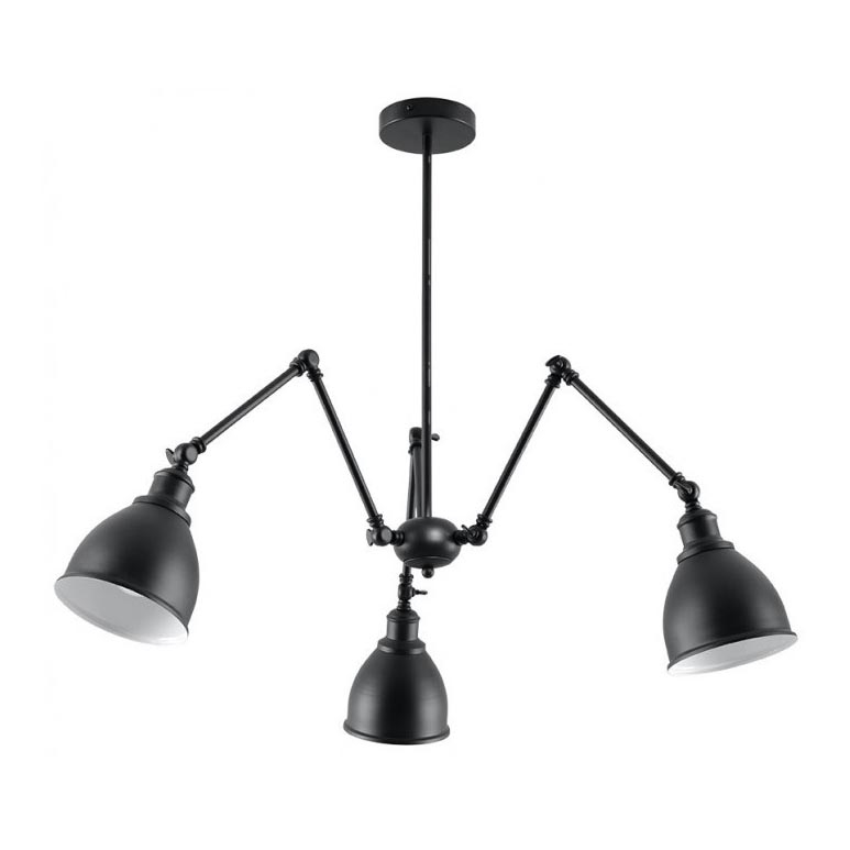 Pendant chandelier STARK SHADE 3xE27/60W/230V