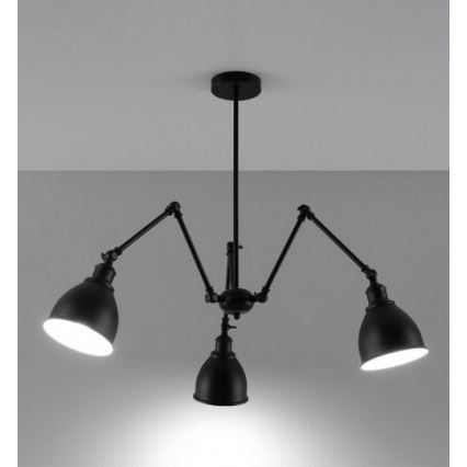 Pendant chandelier STARK SHADE 3xE27/60W/230V