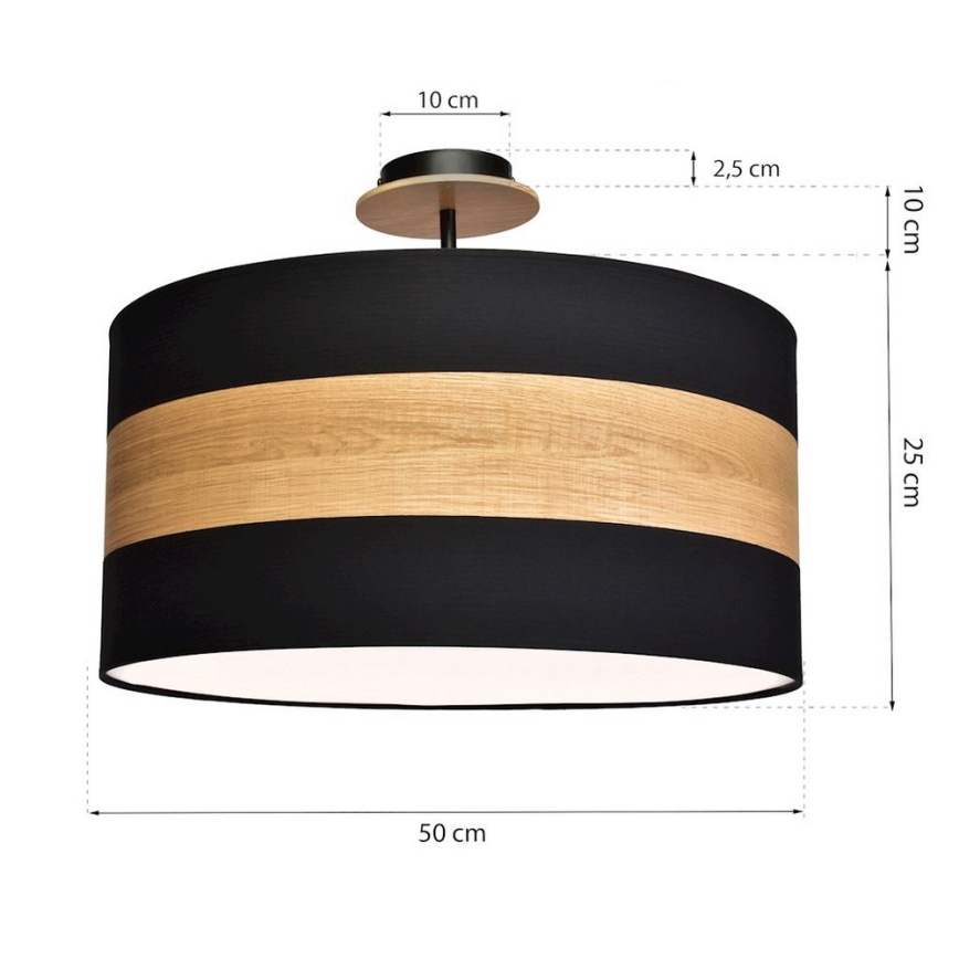 Pendant chandelier TERRA 1xE27/60W/230V