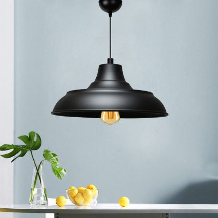 Pendant lamp AYD 1xE27/40W/230V black