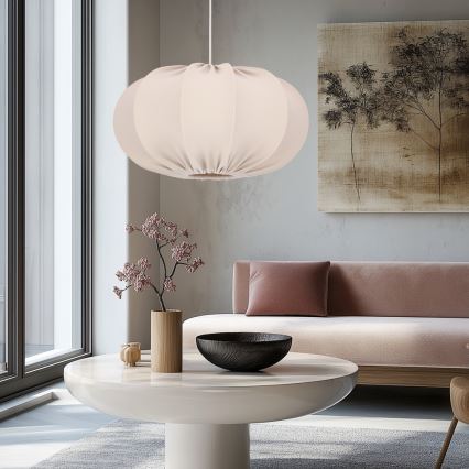 Pendant lamp CAFEE 1xE27/40W/230V diameter 52 cm beige