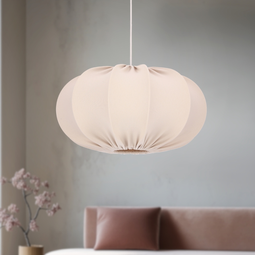 Pendant lamp CAFEE 1xE27/40W/230V diameter 52 cm beige