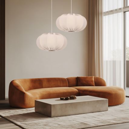 Pendant lamp CAFEE 1xE27/40W/230V diameter 52 cm beige