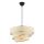 Pendant Lamp COUPER 1xE27/60W/230V cream/glossy chrome