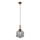 Pendant lamp CRUMPLED 1xE27/40W/230V bronze/smoke