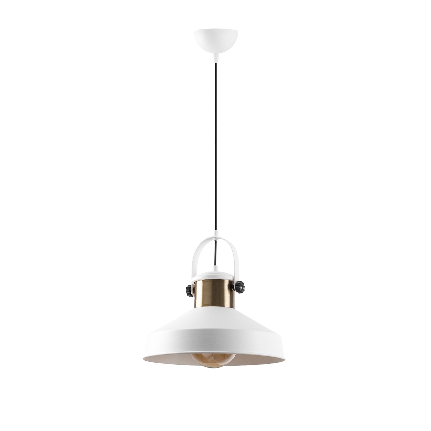 Pendant lamp DODO 1xE27/40W/230V white/bronze