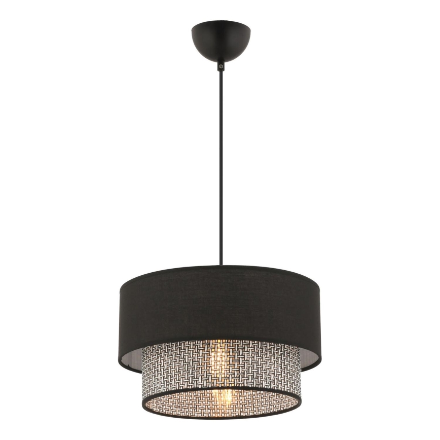 Pendant lamp ECHO 1xE27/60W/230V black/grey