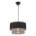 Pendant lamp ECHO 1xE27/60W/230V black/grey