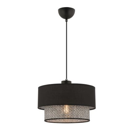 Pendant lamp ECHO 1xE27/60W/230V black/grey