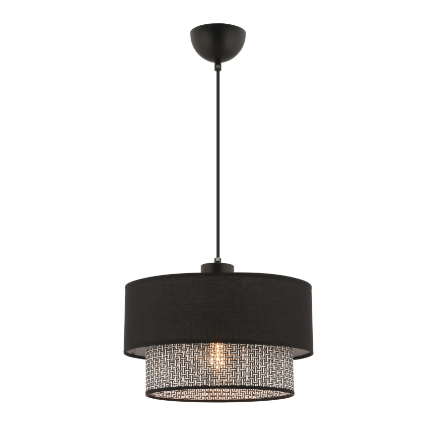 Pendant lamp ECHO 1xE27/60W/230V black/grey