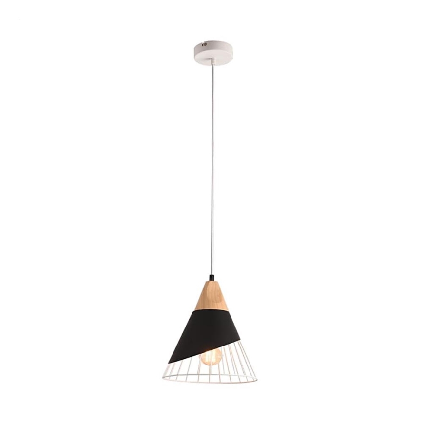 Pendant Lamp IRIS 1×E27/40W/230V Black