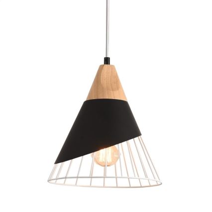 Pendant Lamp IRIS 1×E27/40W/230V Black