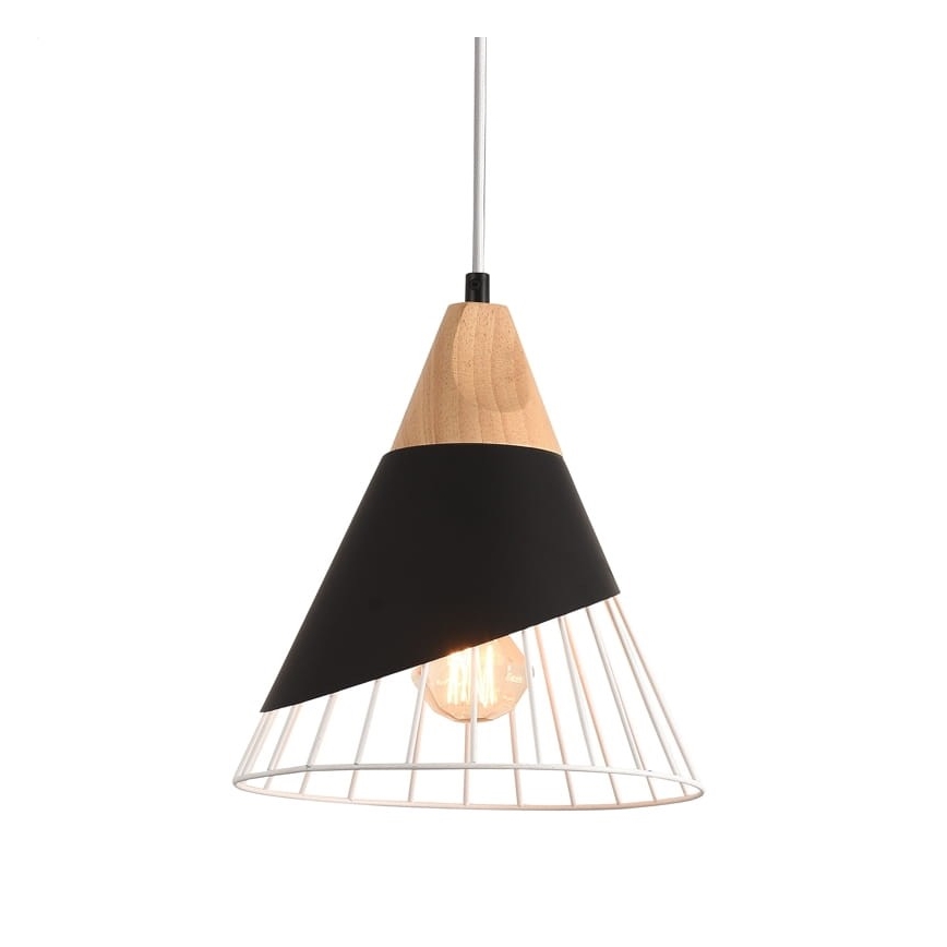 Pendant Lamp IRIS 1×E27/40W/230V Black