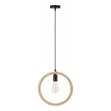 Pendant lamp KOLO 1xE27/40W/230V beige/black