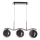 Pendant lamp LUMOS 3xG9/20W/230V smoky black
