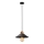 Pendant lamp MANAVGAT 1xE27/40W/230V black/brown