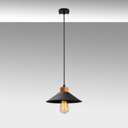 Pendant lamp MANAVGAT 1xE27/40W/230V black/brown