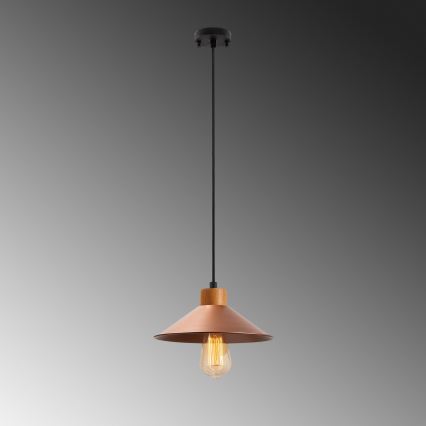 Pendant lamp MANAVGAT 1xE27/40W/230V copper/brown